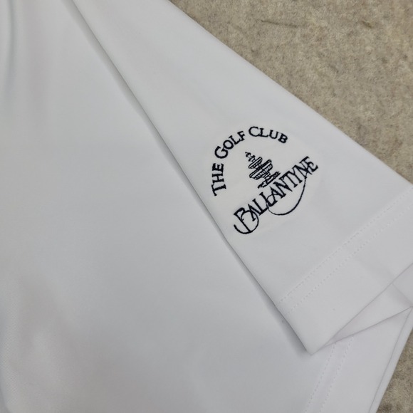 FootJoy Golf Polo Shirt Mens L White Colorblock Short Sleeve Performance Logo - Picture 3 of 10